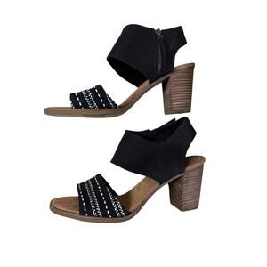 TOMS Majorca Cutout Chunky Boho Heel